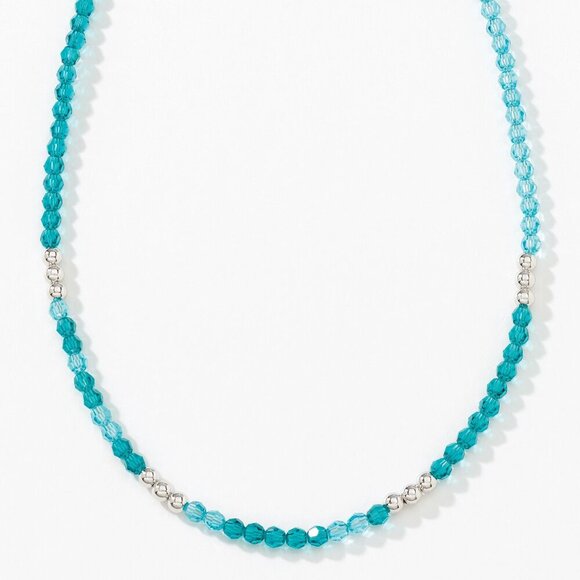 Mindful necklace, blue ~ Touchstone Crystal by Swarovski - Picture 1 of 1